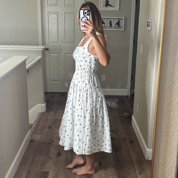 Avec Les Filles floral white sun dress - Picture 4 of 14